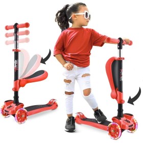 Hurtle ScootKid Red 01